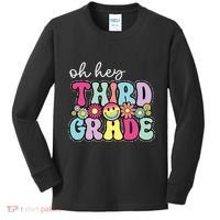 Oh Hey Third Grade Boy Girl Teacher Back To School 3rd Grade Kids Long Sleeve Shirt thumb 0