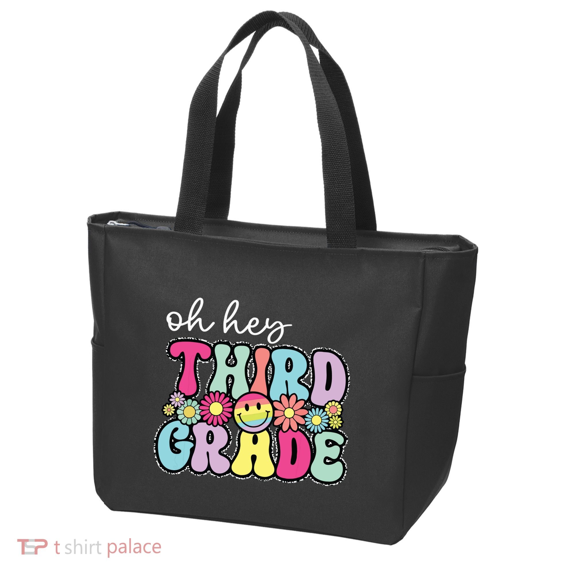 Oh Hey Third Grade Boy Girl Teacher Back To School 3rd Grade Tote Bag