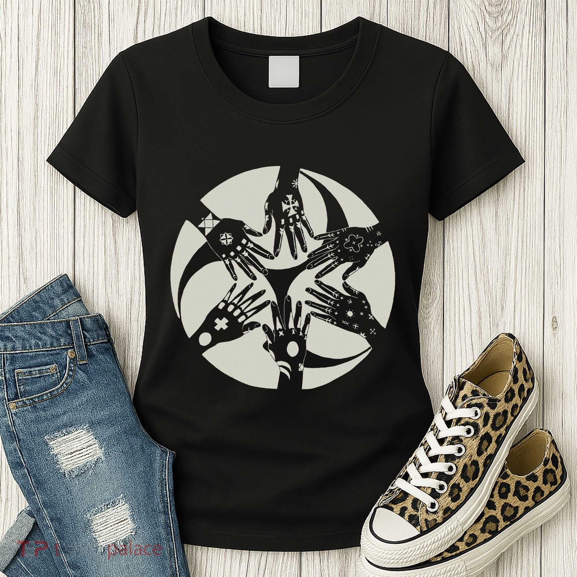 Okinawan Hajichi Traditional Uchina Tattoo Women's T-Shirt