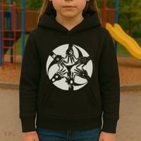 Okinawan Hajichi Traditional Uchina Tattoo Kids Hoodie thumb 3