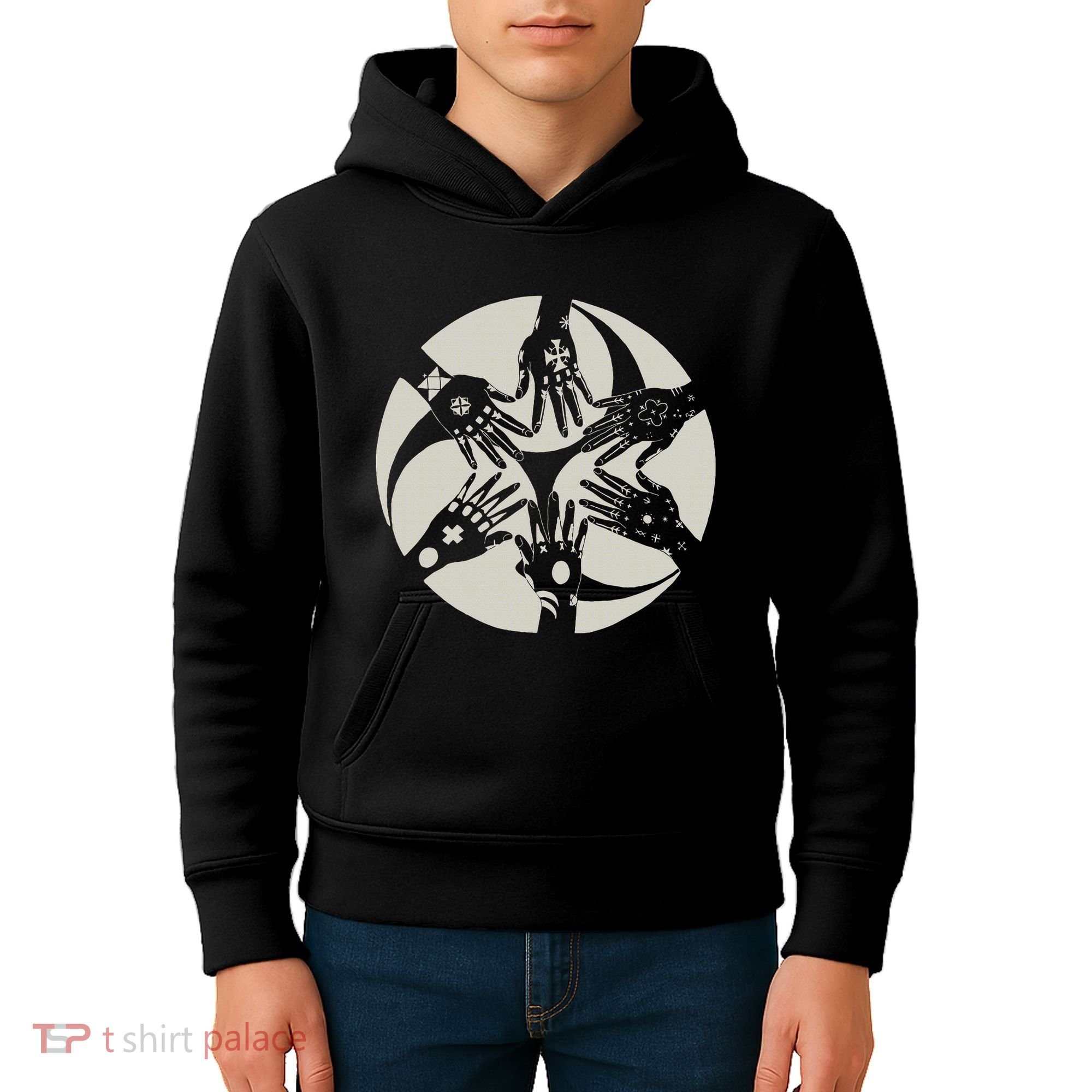 Okinawan Hajichi Traditional Uchina Tattoo Kids Hoodie
