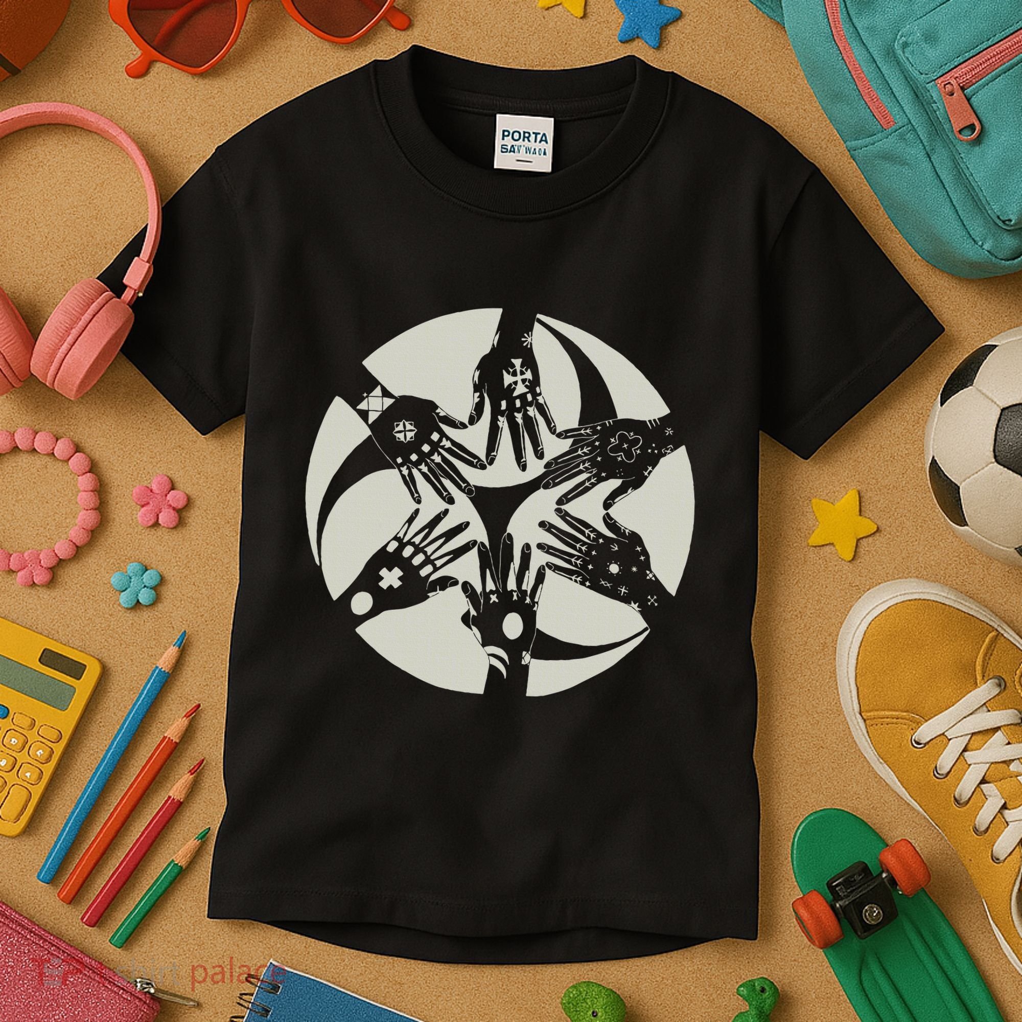 Okinawan Hajichi Traditional Uchina Tattoo Kids T-Shirt