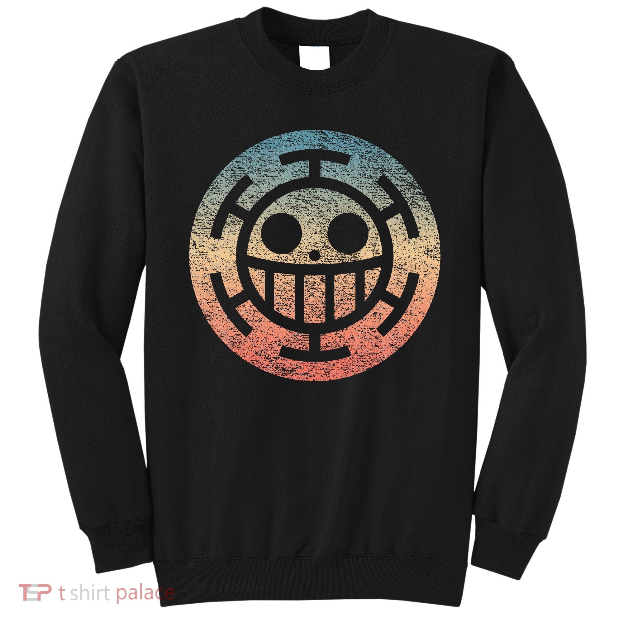 One Heart Trafalgar Sunset Pirate Jolly Roger Sweatshirt