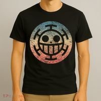 One Heart Trafalgar Sunset Pirate Jolly Roger T-Shirt thumb 3