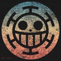 One Heart Trafalgar Sunset Pirate Jolly Roger Ornament thumb 1