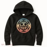 One Heart Trafalgar Sunset Pirate Jolly Roger Kids Hoodie thumb 0