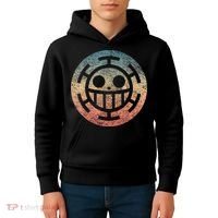 One Heart Trafalgar Sunset Pirate Jolly Roger Kids Hoodie thumb 4