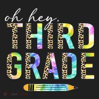 Oh Hey Third Grade Back to School Students 3rd Grade Teacher Women's Sweatshirt thumb 2