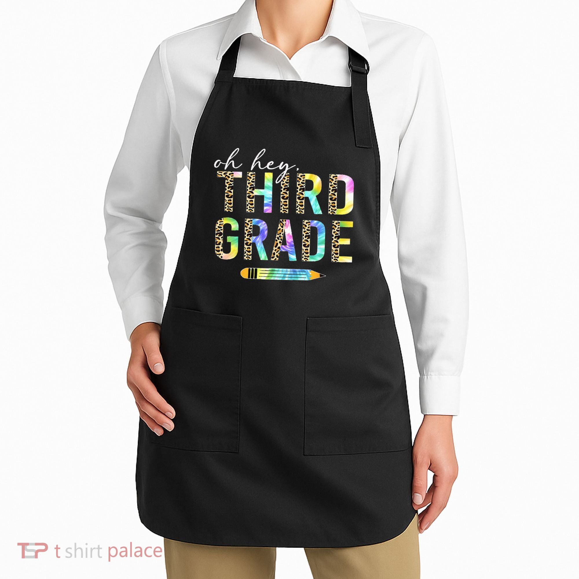 Oh Hey Third Grade Back to School Students 3rd Grade Teacher Apron