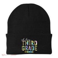 Oh Hey Third Grade Back to School Students 3rd Grade Teacher Beanie thumb 0