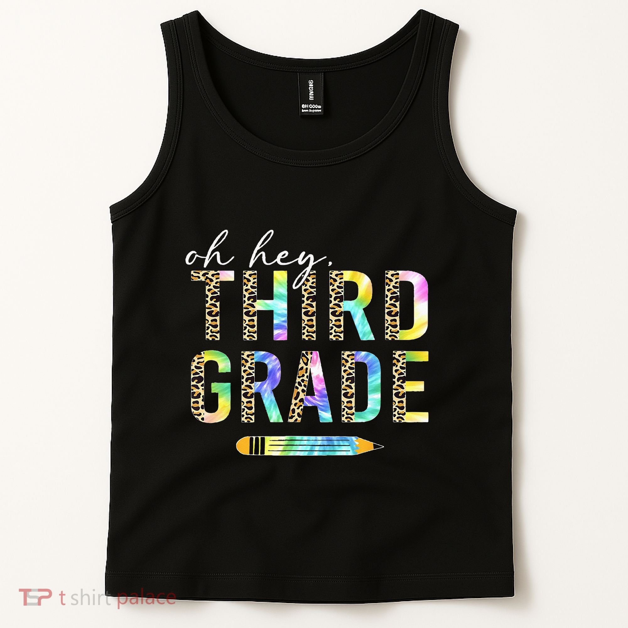 Oh Hey Third Grade Back to School Students 3rd Grade Teacher Tank Top