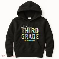 Oh Hey Third Grade Back to School Students 3rd Grade Teacher Kids Hoodie thumb 0
