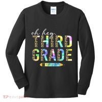 Oh Hey Third Grade Back to School Students 3rd Grade Teacher Kids Long Sleeve Shirt thumb 0