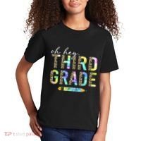 Oh Hey Third Grade Back to School Students 3rd Grade Teacher Kids T-Shirt thumb 2