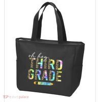 Oh Hey Third Grade Back to School Students 3rd Grade Teacher Tote Bag thumb 3