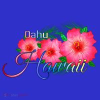 Oahu Hawaii Tropical Flowers Family Vacation Gift Hoodie thumb 2