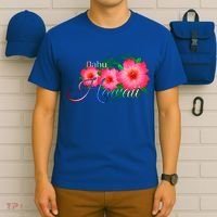 Oahu Hawaii Tropical Flowers Family Vacation Gift T-Shirt thumb 6