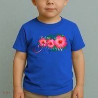 Oahu Hawaii Tropical Flowers Family Vacation Gift Toddler T-Shirt thumb 2