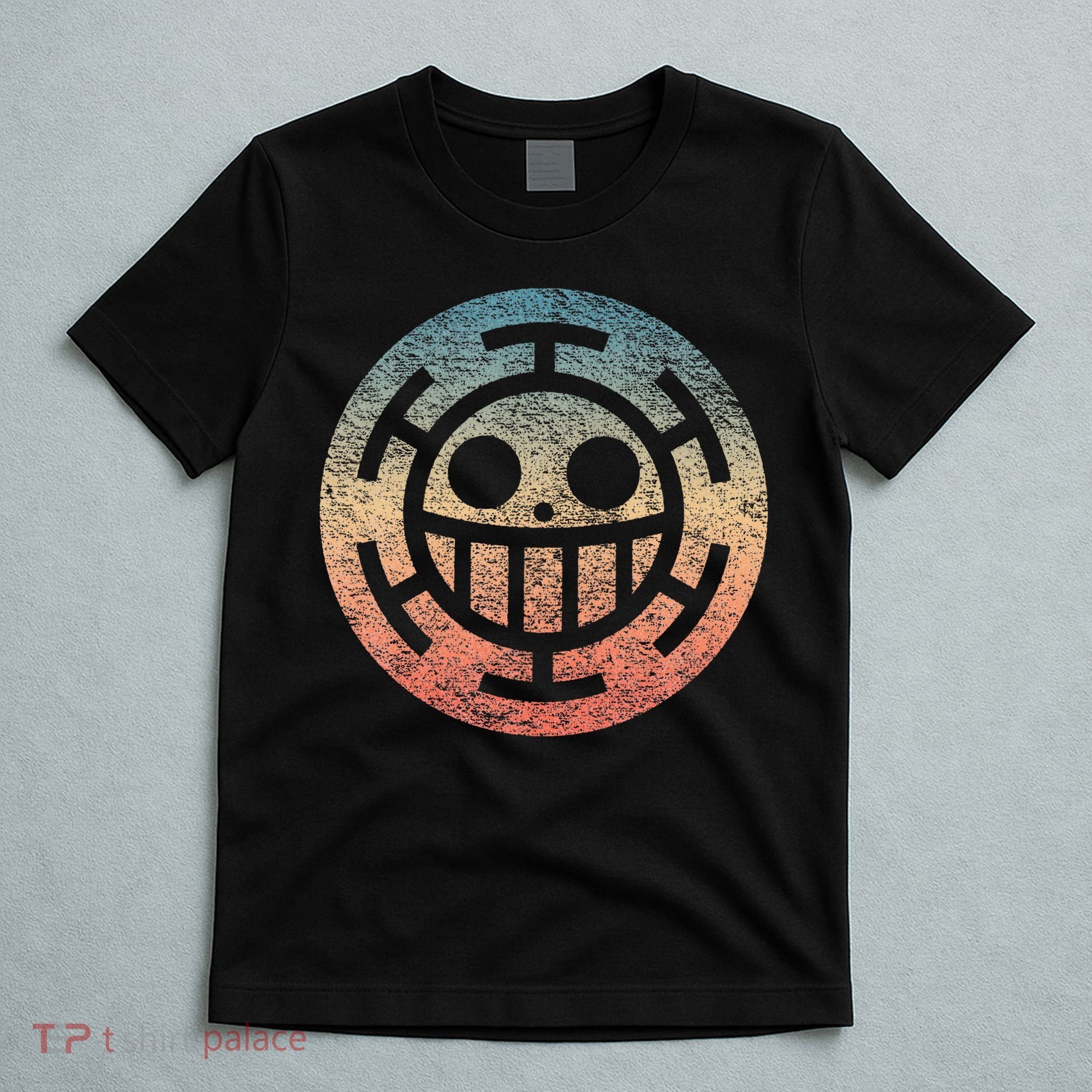 One Heart Trafalgar Sunset Pirate Jolly Roger T-Shirt