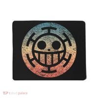 One Heart Trafalgar Sunset Pirate Jolly Roger Mousepad thumb 0