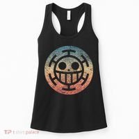 One Heart Trafalgar Sunset Pirate Jolly Roger Women's Tank Top thumb 0