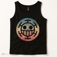 One Heart Trafalgar Sunset Pirate Jolly Roger Tank Top thumb 2