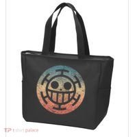 One Heart Trafalgar Sunset Pirate Jolly Roger Tote Bag thumb 3