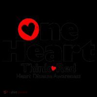 One Heart Think Red Heart Disease Awareness Month Coffee Mug thumb 5