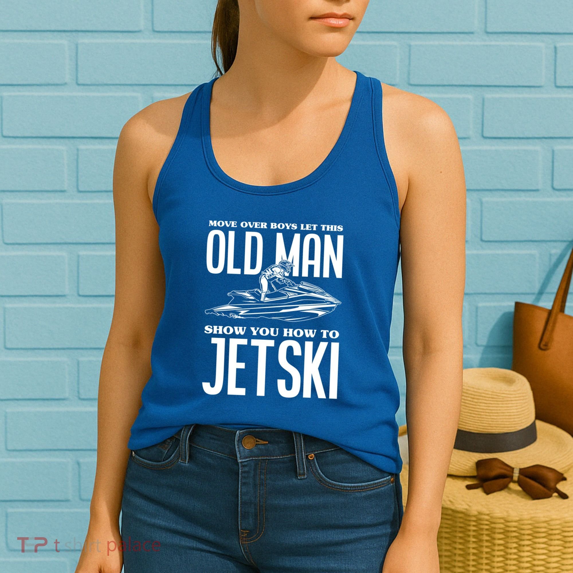 Old How To Jetski Jetski Jet Skiing Jet Ski Gift Women's Tank Top