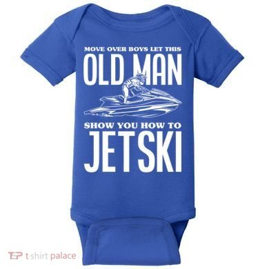 Old How To Jetski Jetski Jet Skiing Jet Ski Gift Baby Bodysuit