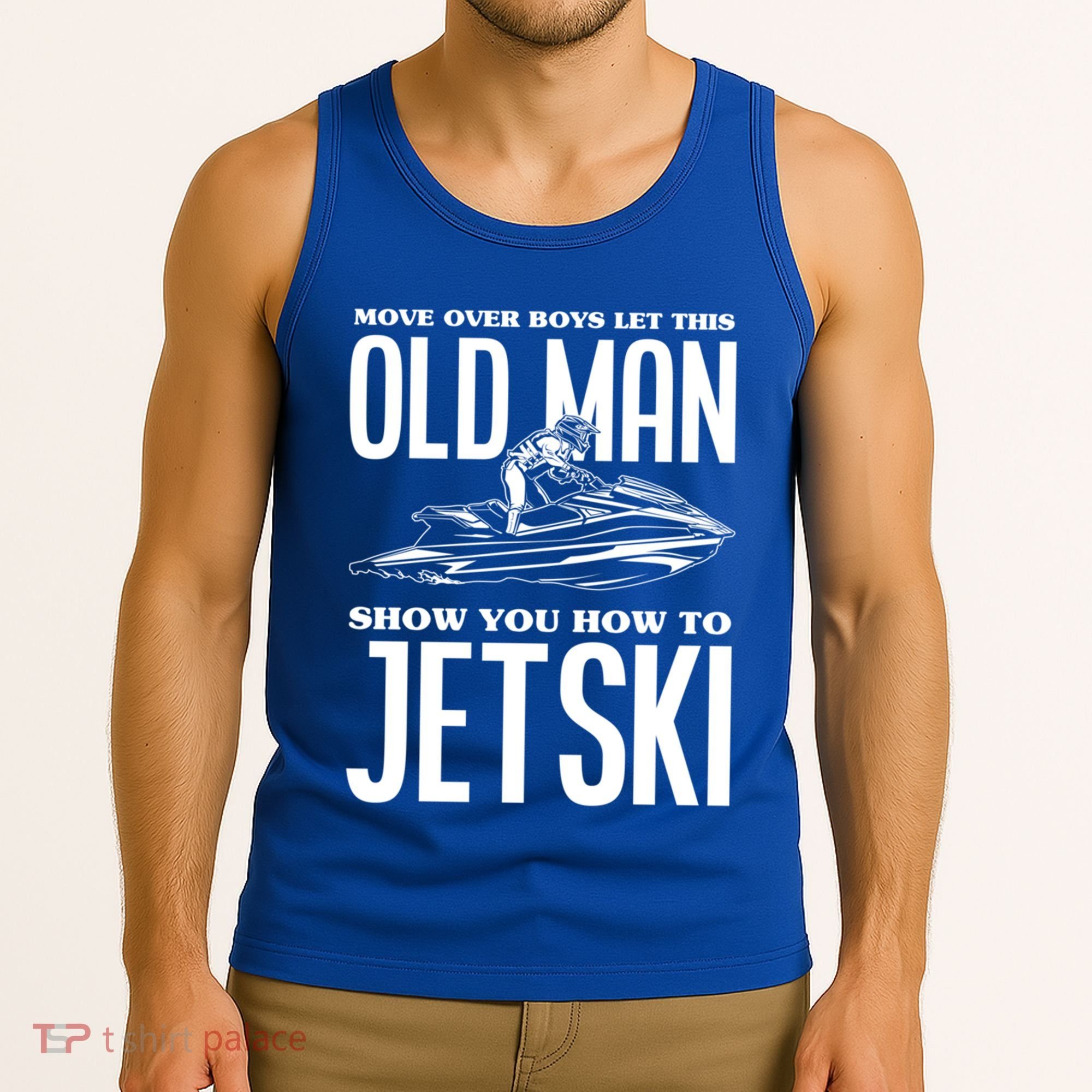 Old How To Jetski Jetski Jet Skiing Jet Ski Gift Tank Top