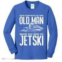 Old How To Jetski Jetski Jet Skiing Jet Ski Gift Kids Long Sleeve Shirt thumb 0