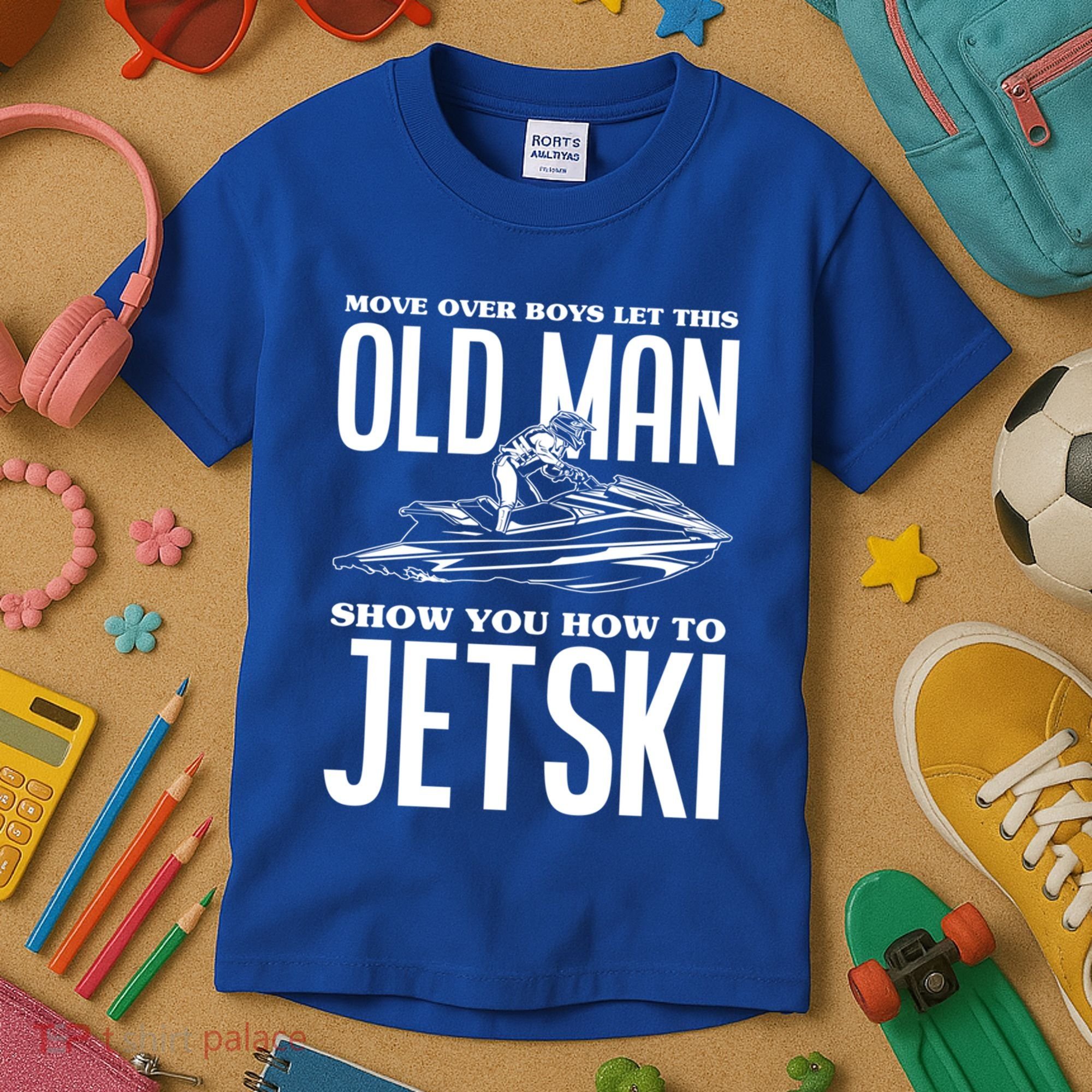 Old How To Jetski Jetski Jet Skiing Jet Ski Gift Kids T-Shirt
