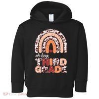 Oh Hey Third Grade Leopard Print Pattern Rainbow Toddler Hoodie thumb 0