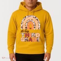 Oh Hey Third Grade Leopard Print Pattern Rainbow Hoodie thumb 2