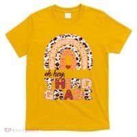 Oh Hey Third Grade Leopard Print Pattern Rainbow T-Shirt thumb 0