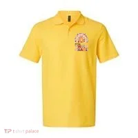 Oh Hey Third Grade Leopard Print Pattern Rainbow Polo thumb 0
