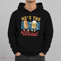 Oktoberfes Hes The Wurst Shes A Brat Couples Matching Hoodie thumb 0