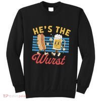 Oktoberfes Hes The Wurst Shes A Brat Couples Matching Sweatshirt thumb 0
