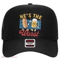 Oktoberfes Hes The Wurst Shes A Brat Couples Matching Hat thumb 0
