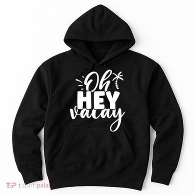 Oh Hey Vacay Palm Tree Summer Hoodie