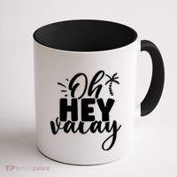 Oh Hey Vacay Palm Tree Summer Coffee Mug thumb 1