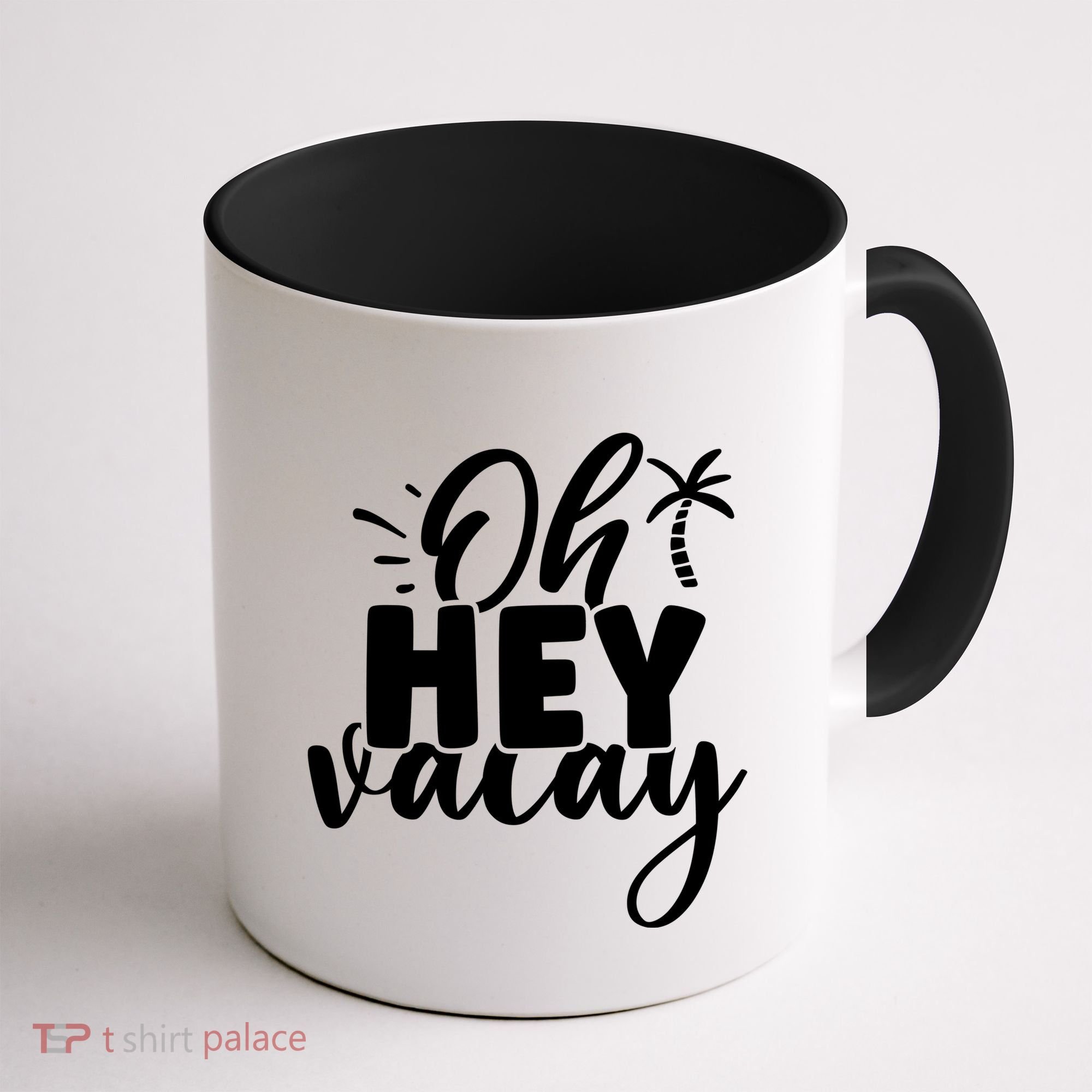 Oh Hey Vacay Palm Tree Summer Coffee Mug