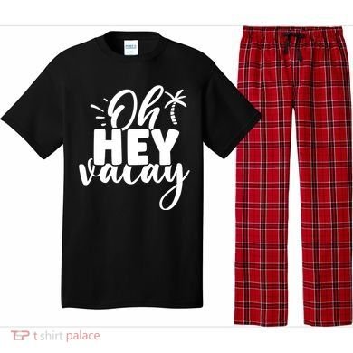 Oh Hey Vacay Palm Tree Summer Pajama Set