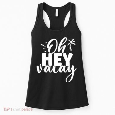Oh Hey Vacay Palm Tree Summer Women's Tank Top