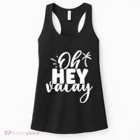 Oh Hey Vacay Palm Tree Summer Women's Tank Top thumb 0