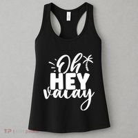 Oh Hey Vacay Palm Tree Summer Women's Tank Top thumb 3