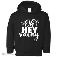 Oh Hey Vacay Palm Tree Summer Toddler Hoodie thumb 0