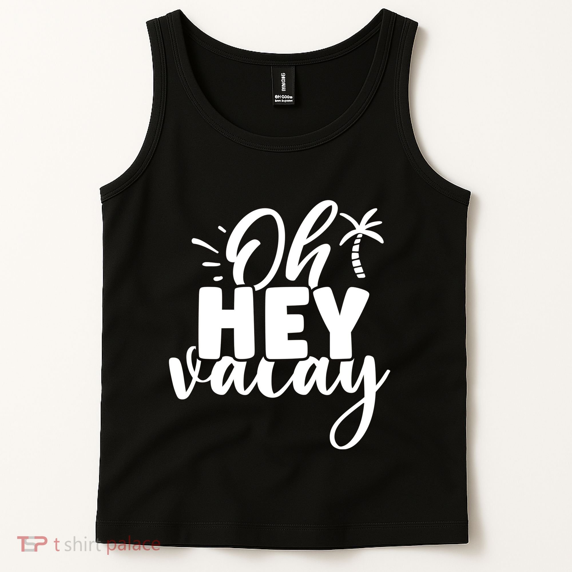 Oh Hey Vacay Palm Tree Summer Tank Top