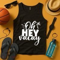 Oh Hey Vacay Palm Tree Summer Tank Top thumb 4